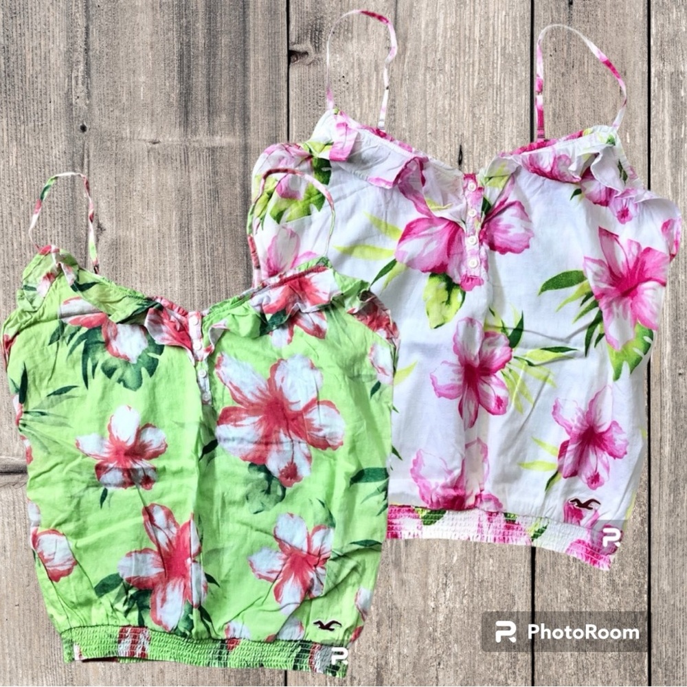 Hollister Floral Shirts (2) NWT